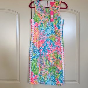 39 inch lovers coral mila shift dress